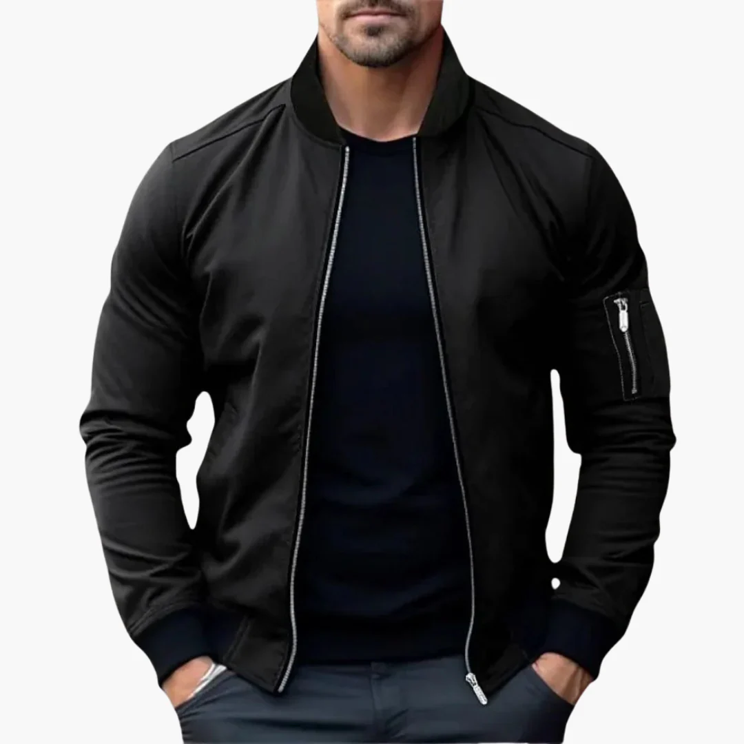 Klassische Bomberjacke für Männer - Reißverschluss und Stil - Image 4