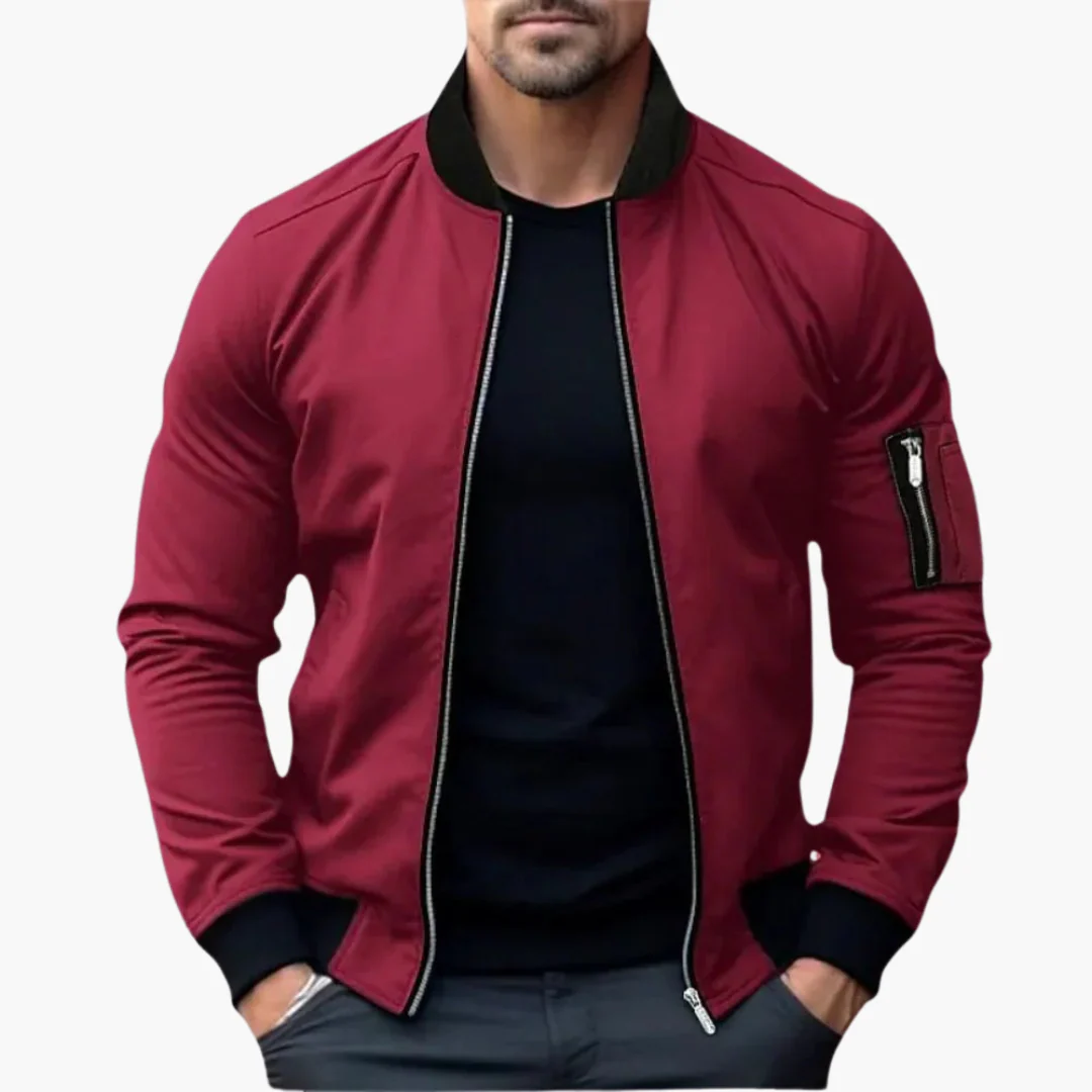 Klassische Bomberjacke für Männer - Reißverschluss und Stil - Image 6