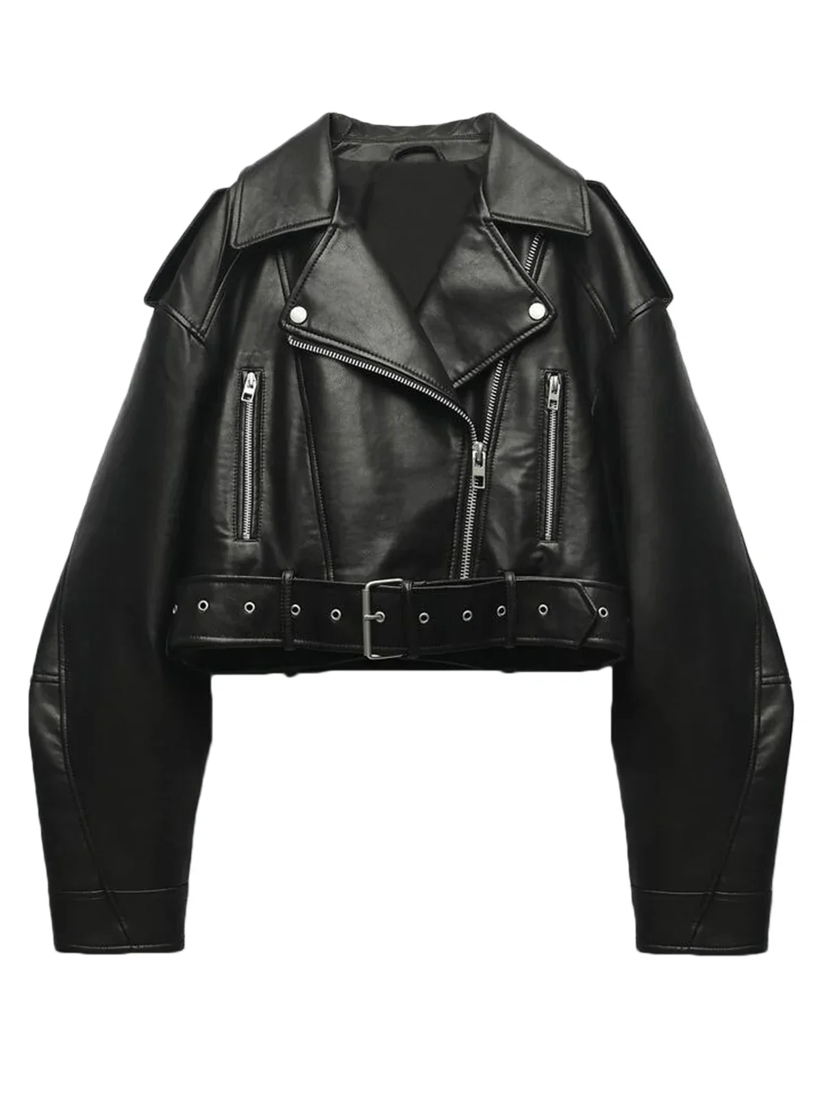 Klassische Damen Bikerjacke | Lässig - Image 6