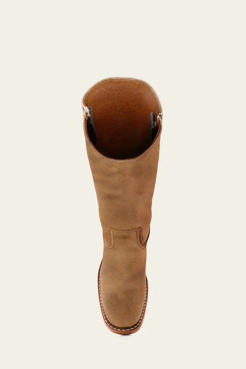 Klassische Damen-Lederstiefel mit Blockabsatz – Robustes, handgefertigtes Design für zeitlosen Stil - Image 2