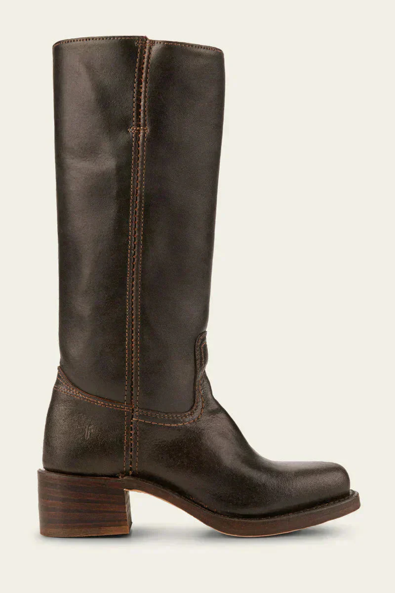 Klassische Damen-Lederstiefel mit Blockabsatz – Robustes, handgefertigtes Design für zeitlosen Stil - Image 4