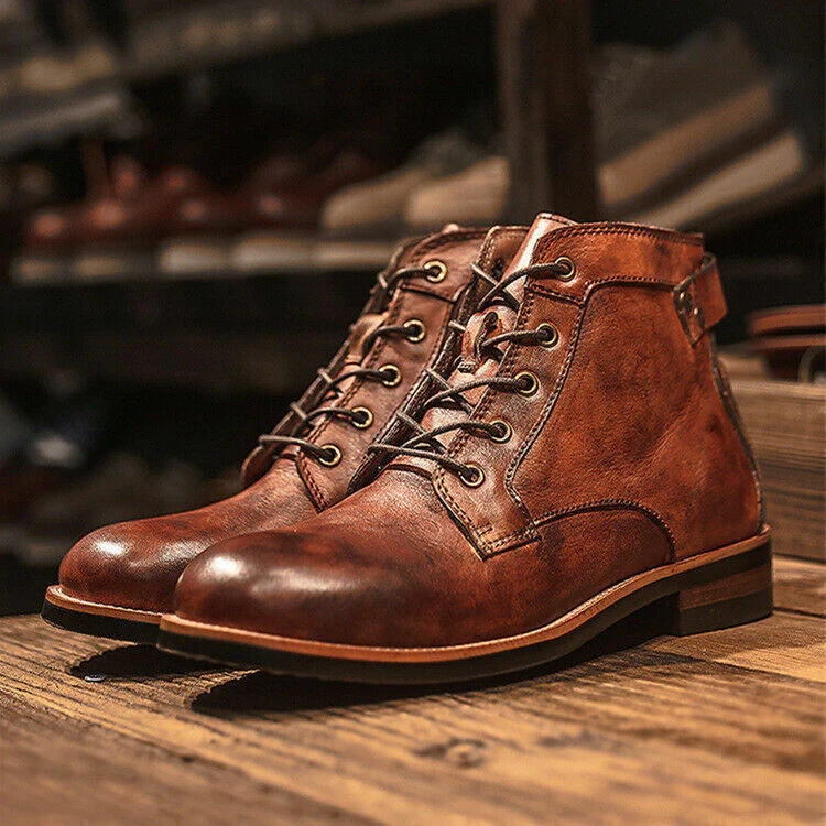 Klassische Herren Lederstiefel - Image 2