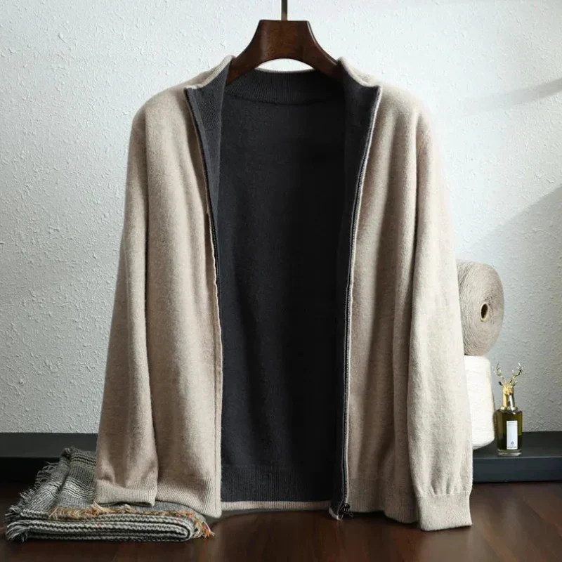 Klassische Herrenjacke mit Reißverschluss | Herbst - Image 4