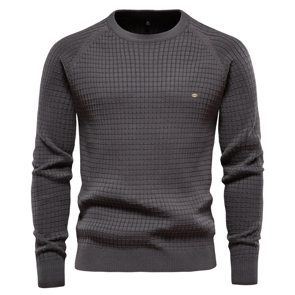 Klassische Karierter Pullover - Image 3