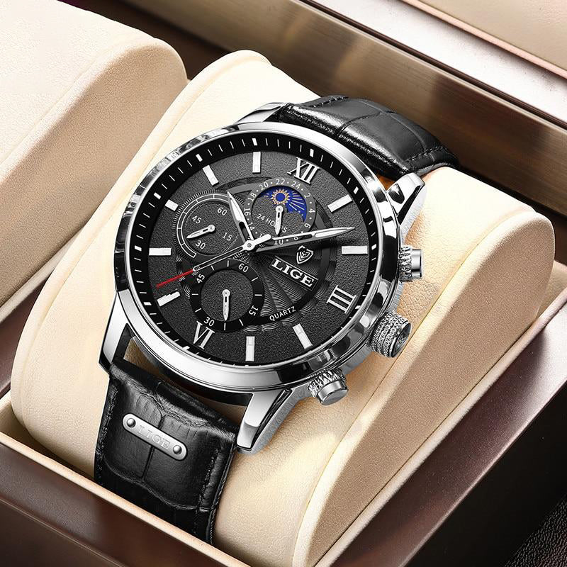 Klassische Lederarmbanduhr - Image 3