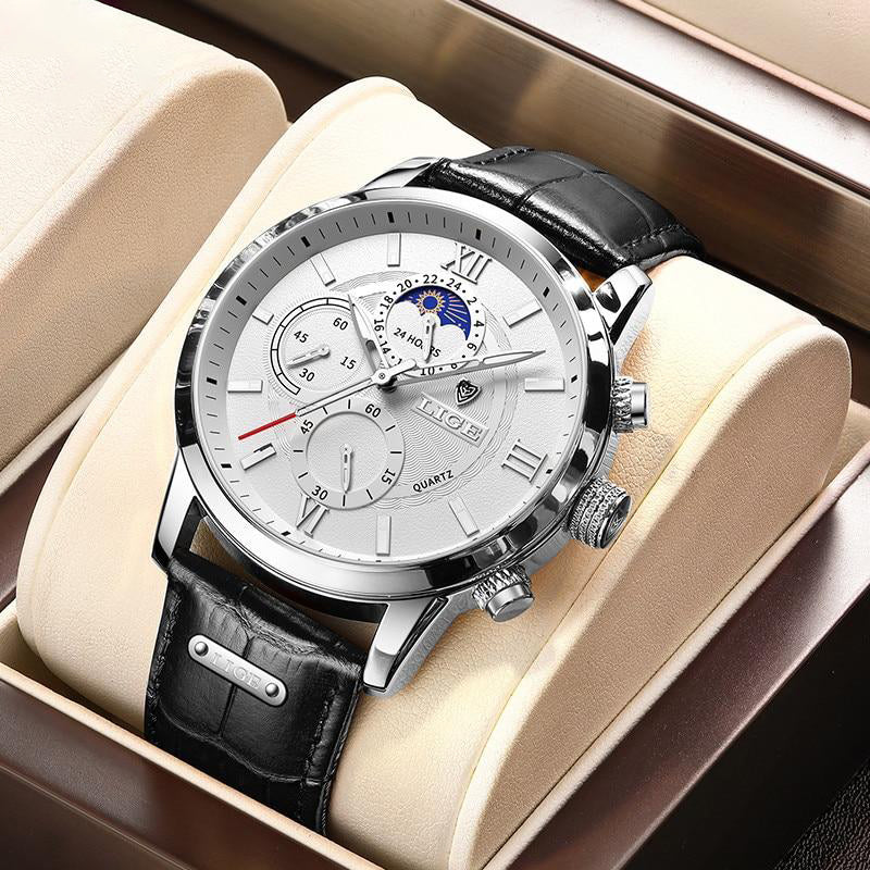 Klassische Lederarmbanduhr - Image 4