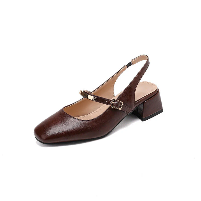 Klassische Mary Jane Dirndl Schuhe Für Damen | Mittlerer Blockabsatz - Image 4