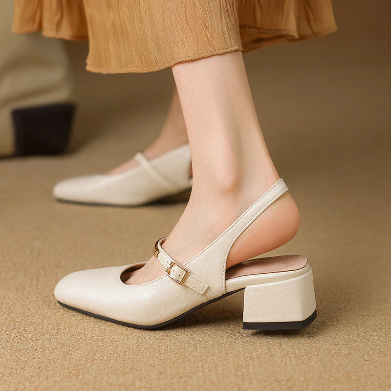 Klassische Mary Jane Dirndl Schuhe Für Damen | Mittlerer Blockabsatz - Image 5