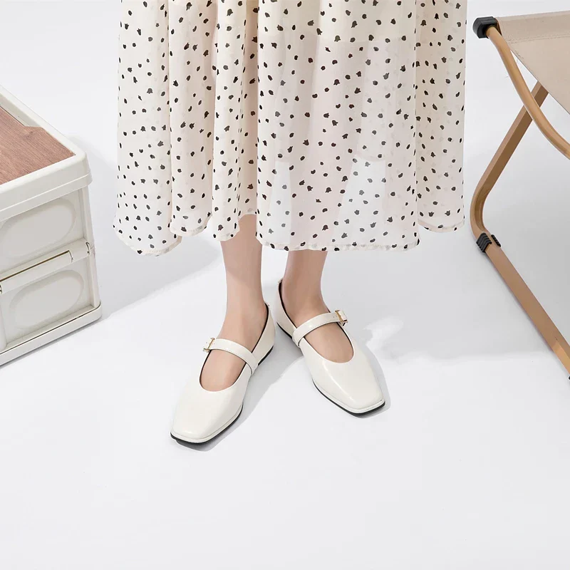 Klassische Mary Jane Dirndl Schuhe | Quadratische Zehenpartie - Image 4
