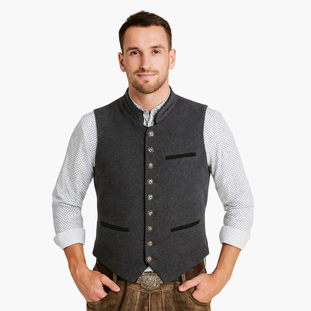 Klassische Trachten weste für Herren - Oktoberfest 2025 - Image 3
