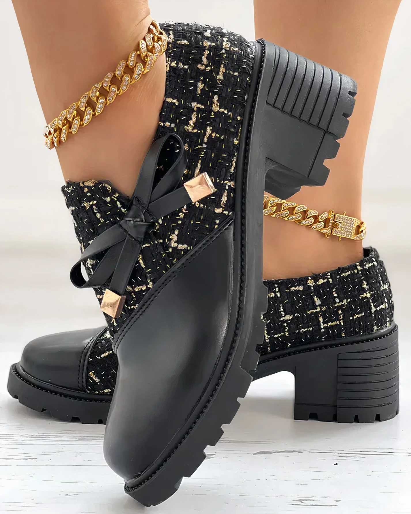 Klassische Tweed-Schuhe für Frauen - Franca - Image 2