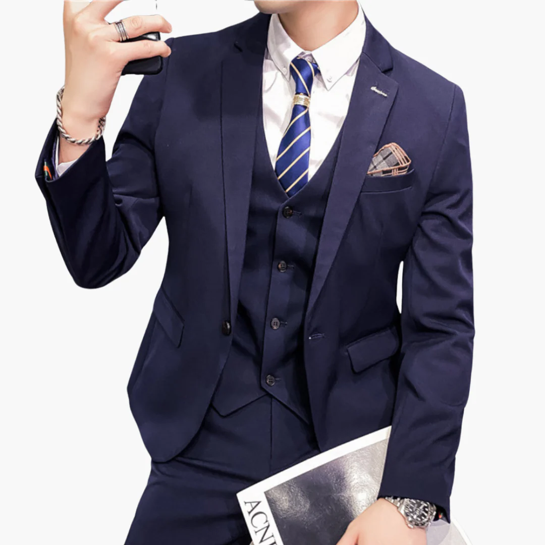 Klassischer 3-teiliger Anzug - für Herren mit elegantem Stil - Image 8