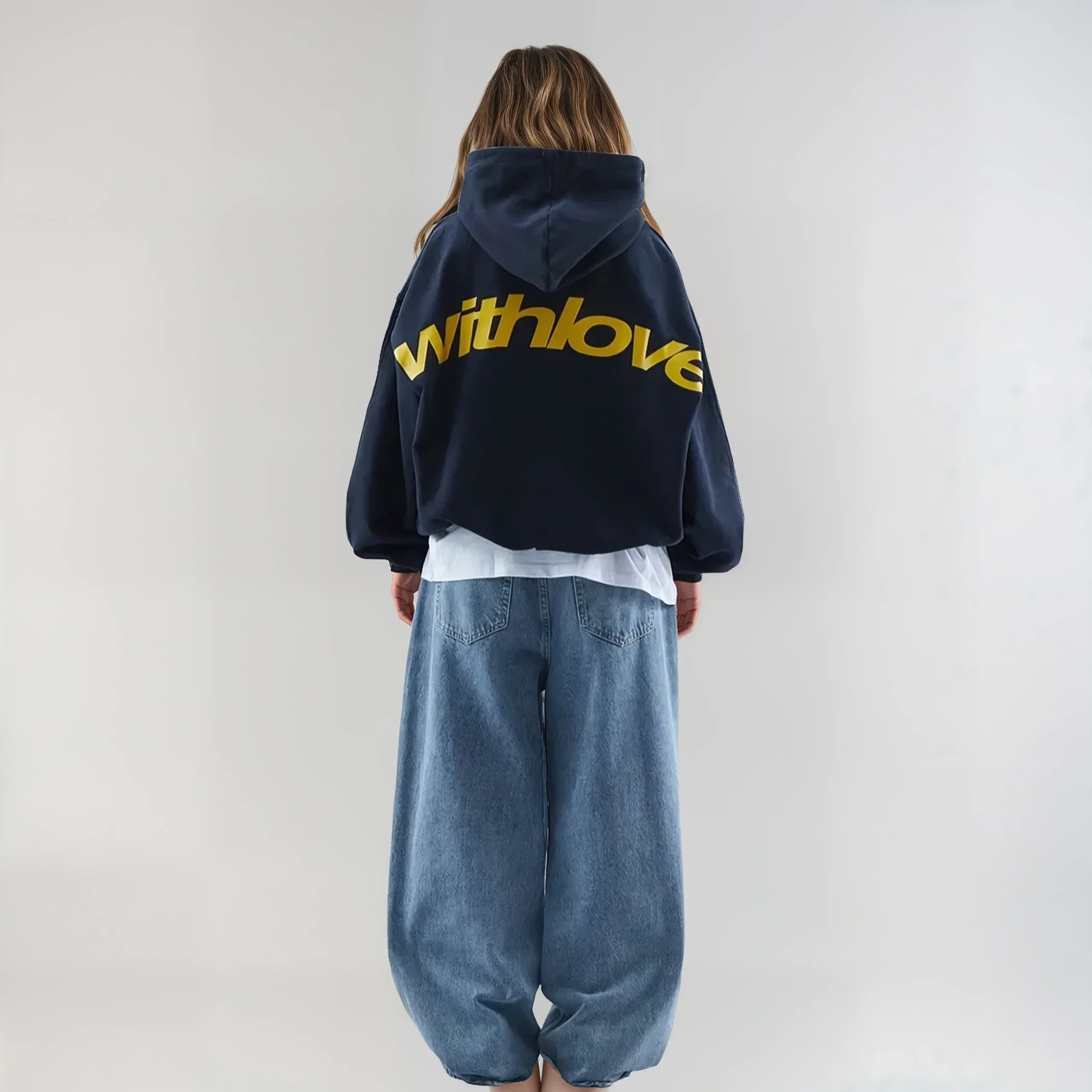 Klassischer Hoodie mit Print – Weiche Baumwollmischung – Lässig & Bequem - Image 2