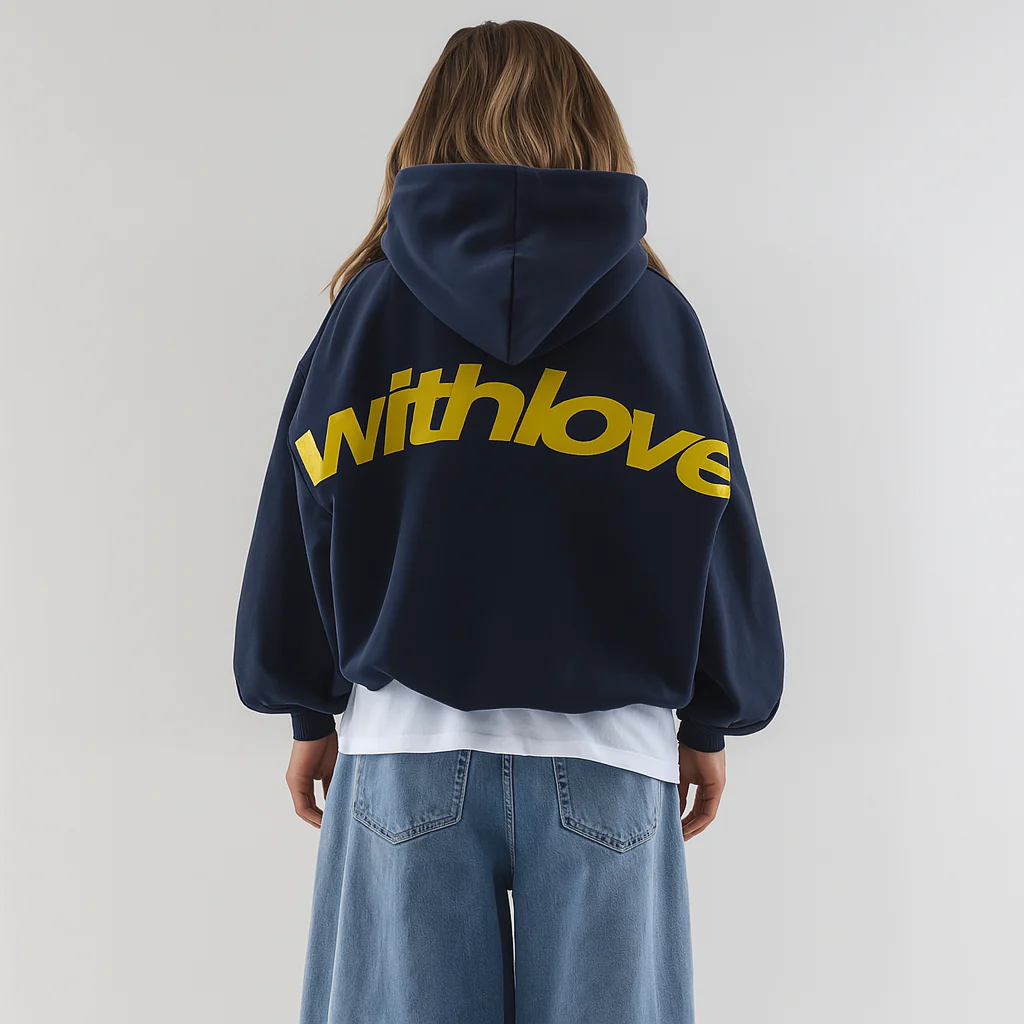 Klassischer Hoodie mit Print – Weiche Baumwollmischung – Lässig & Bequem - Image 3