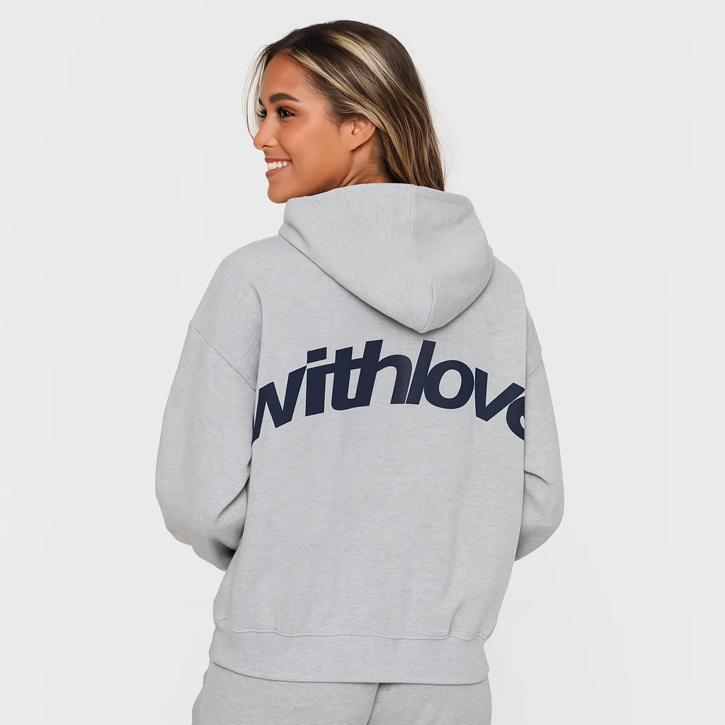 Klassischer Hoodie mit Print – Weiche Baumwollmischung – Lässig & Bequem - Image 4