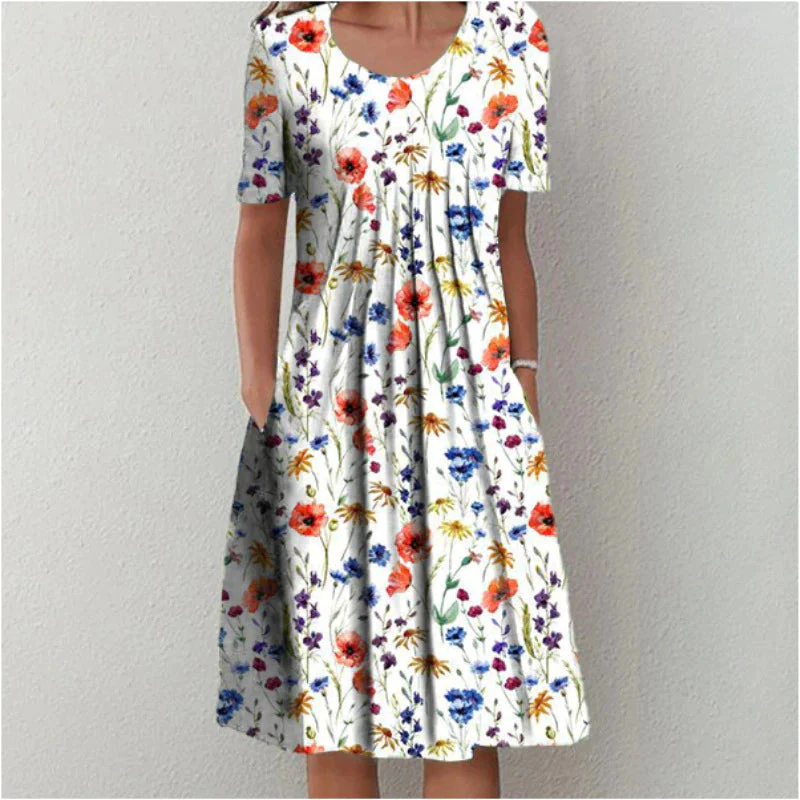 Klassisches Blumenkleid für den Sommer  - Alexandria - Image 4