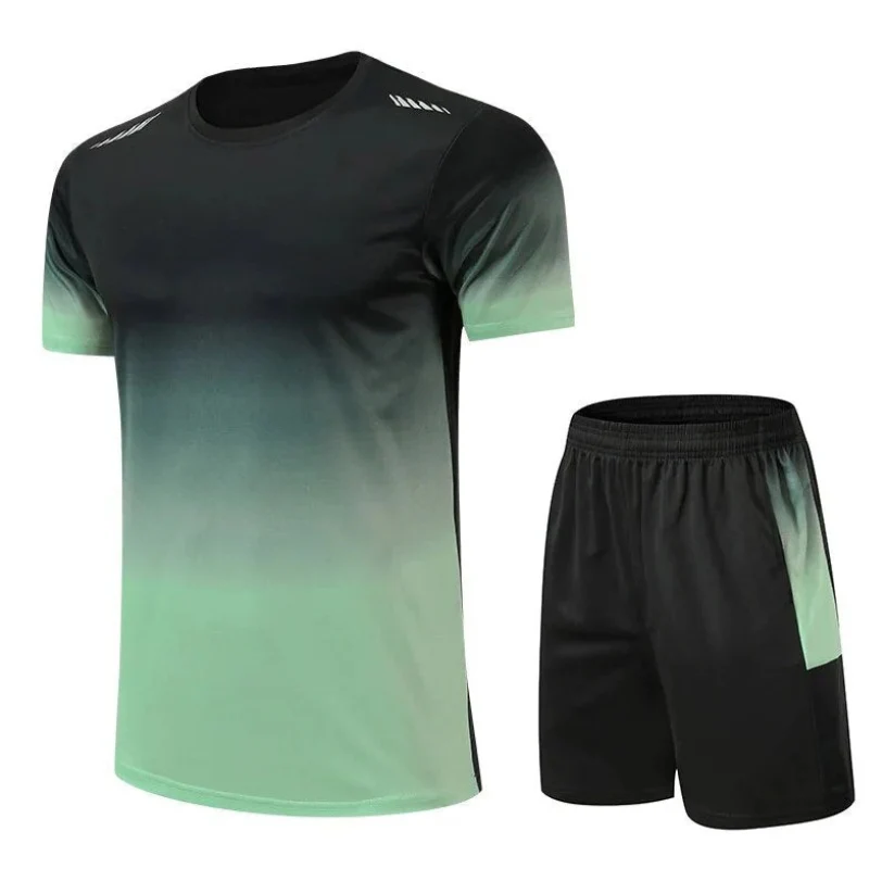 Klassisches Herren-Turnhemd & Shorts-Set | Sportlich - Image 3