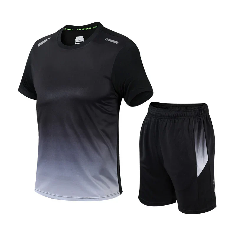 Klassisches Herren-Turnhemd & Shorts-Set | Sportlich - Image 5