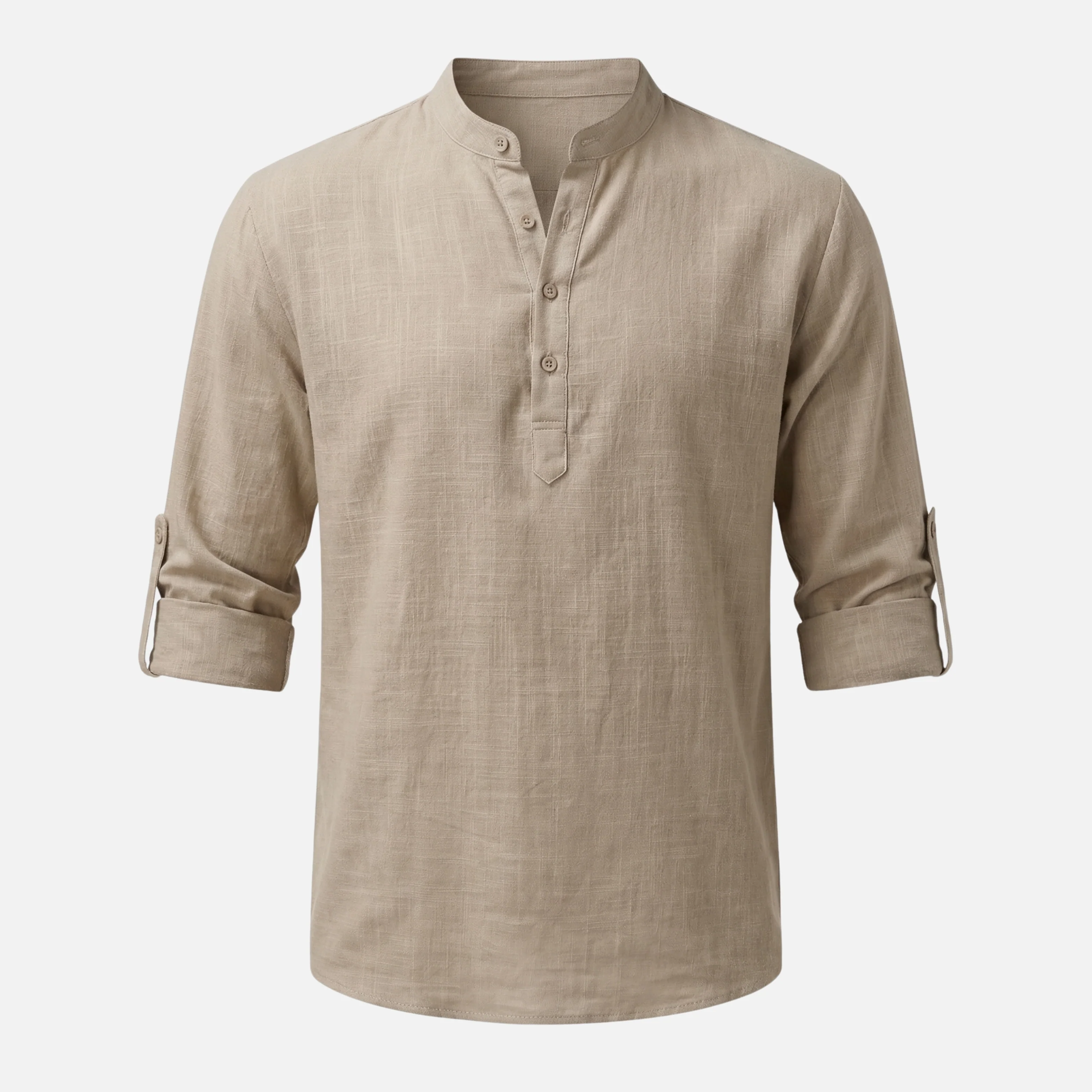 Alexander | Herren Klassisches Langarm Polo Chino-Kragen – Langarm Polo Herren - Image 10
