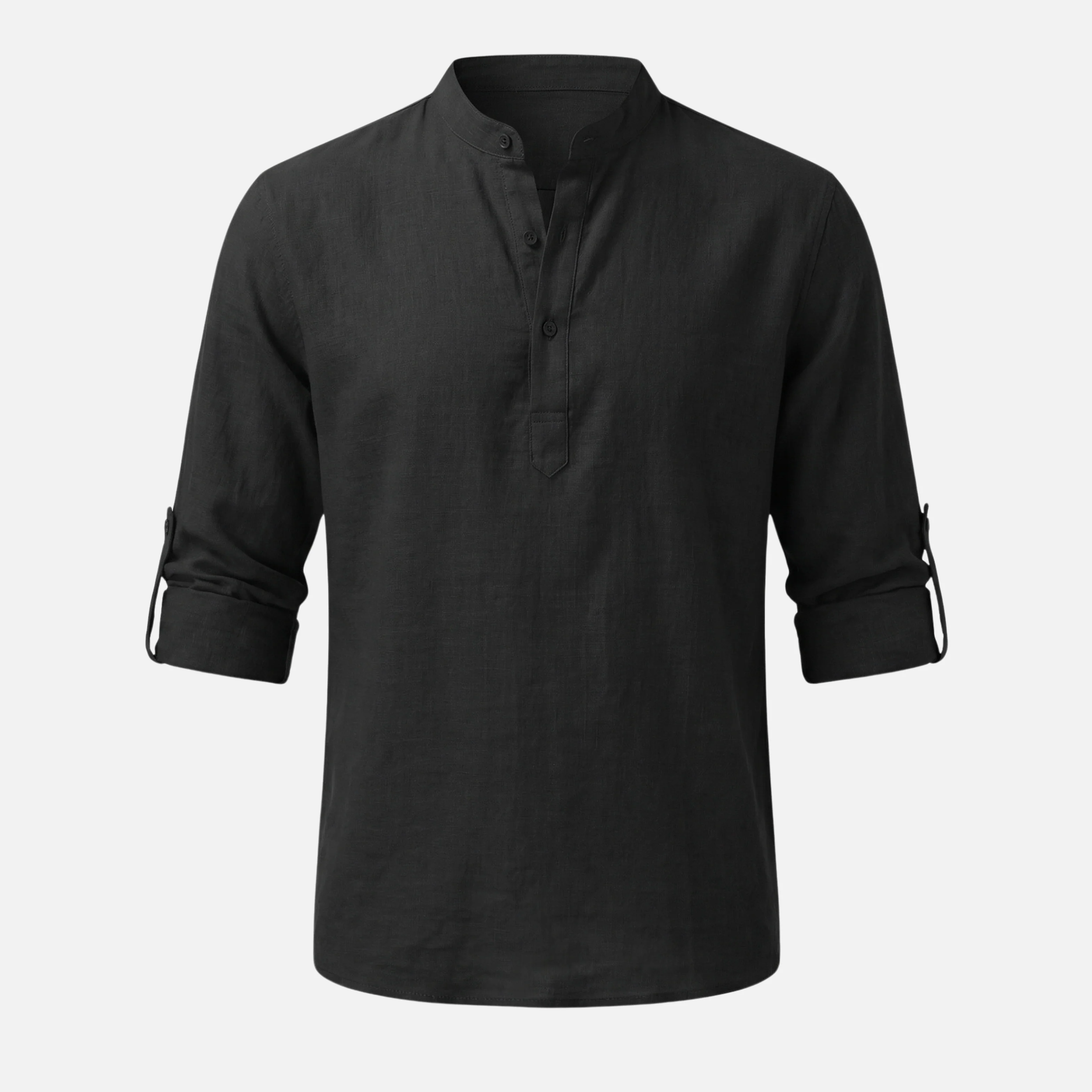 Alexander | Herren Klassisches Langarm Polo Chino-Kragen – Langarm Polo Herren - Image 7