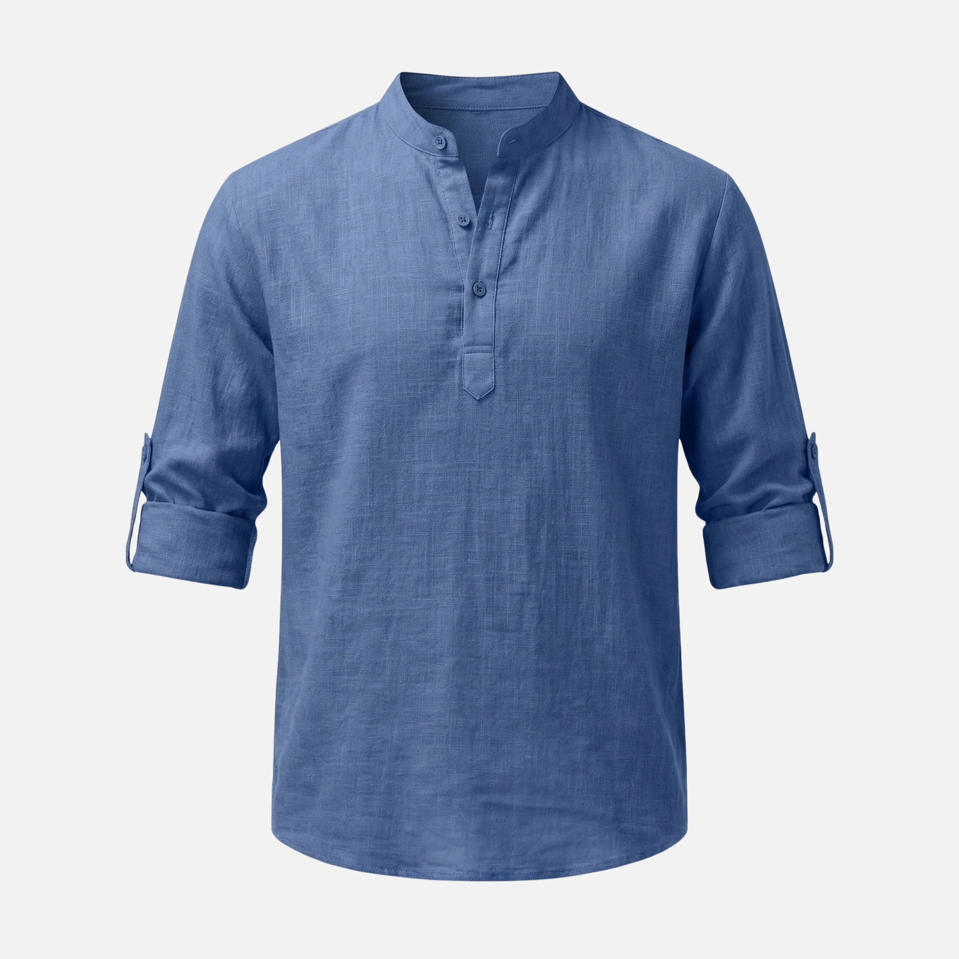 Alexander | Herren Klassisches Langarm Polo Chino-Kragen – Langarm Polo Herren - Image 9