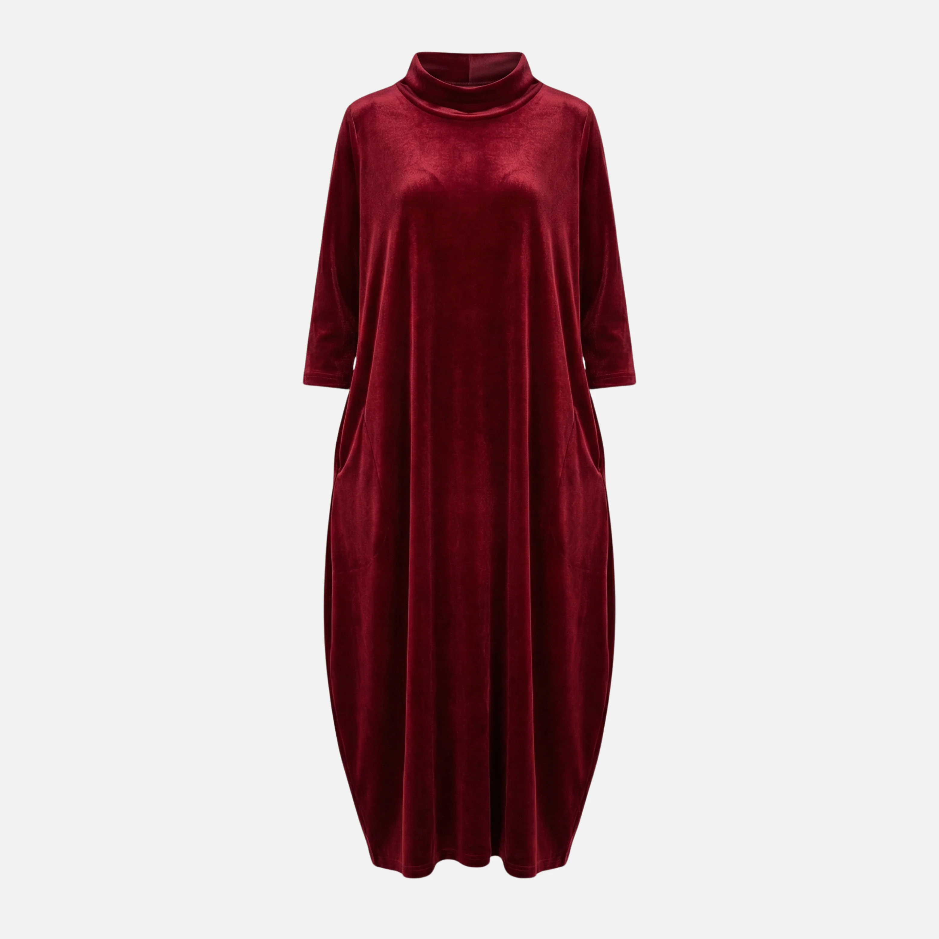 Thea | Damen Klassisches Midi Kleid Atmungsaktives Freizeitkleid – Komfort Midi Alltag - Image 9