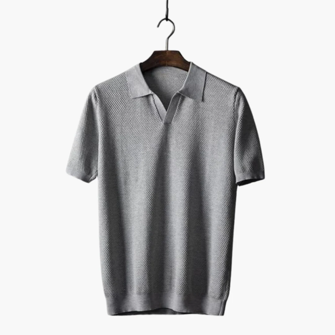 Klassisches Poloshirt für Herren - Kurzarm Basic Look - Image 2