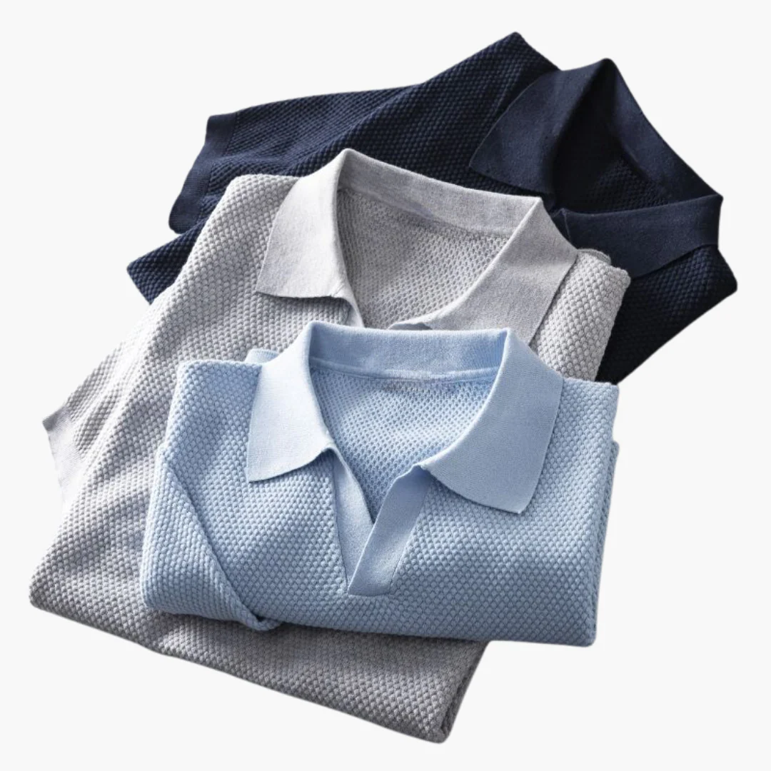 Klassisches Poloshirt für Herren - Kurzarm Basic Look - Image 5