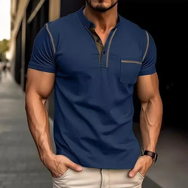 Klassisches Sommer-Poloshirt mit modischen Nähten - Holger - Image 7
