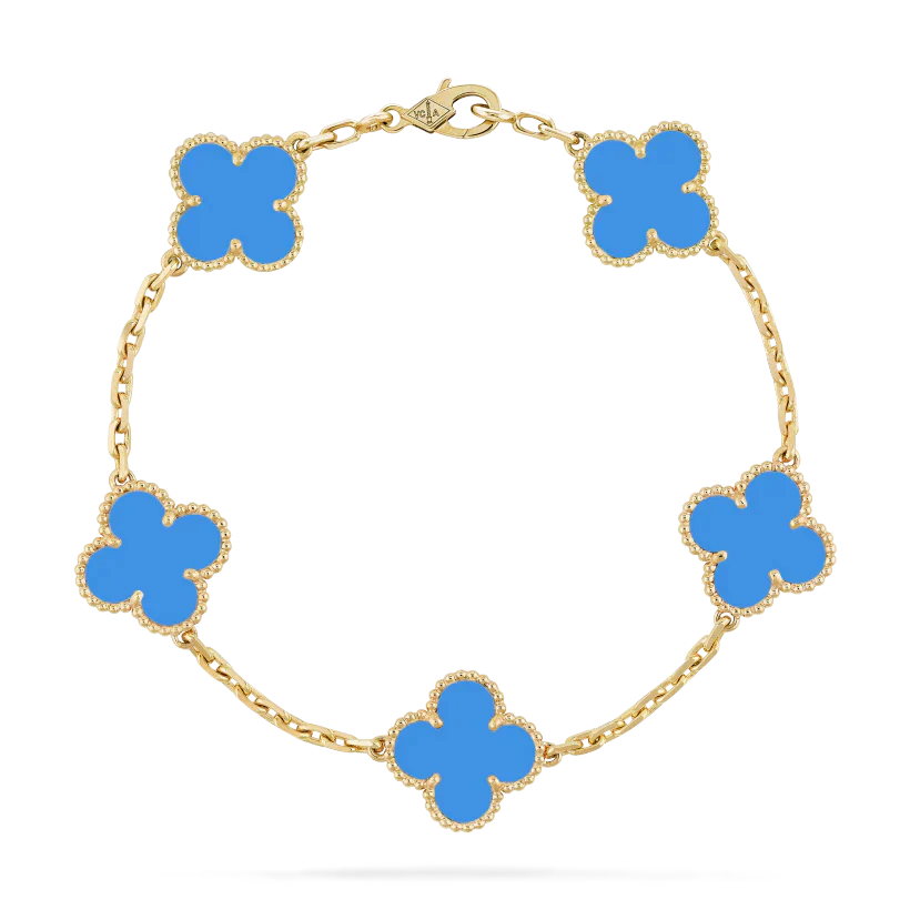 KLEEBLATT ARMBAND | ROYAL BLAU - Image 2
