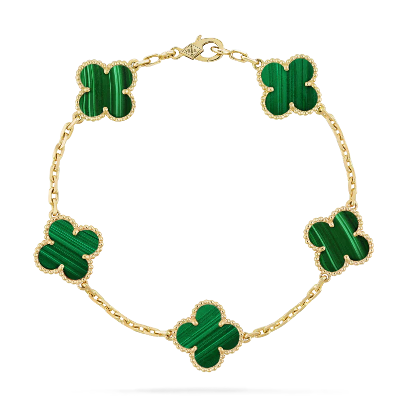 KLEEBLATT ARMBAND | SMARAGD - Image 4