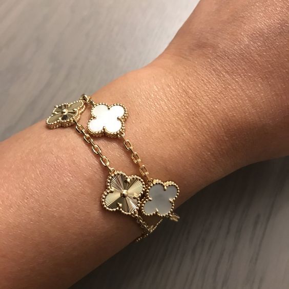 KLEEBLATT DELUXE ARMBAND | GOLD - Image 2