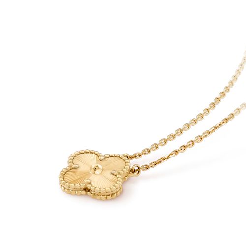 KLEEBLATT HALSKETTE | GOLD - Image 2
