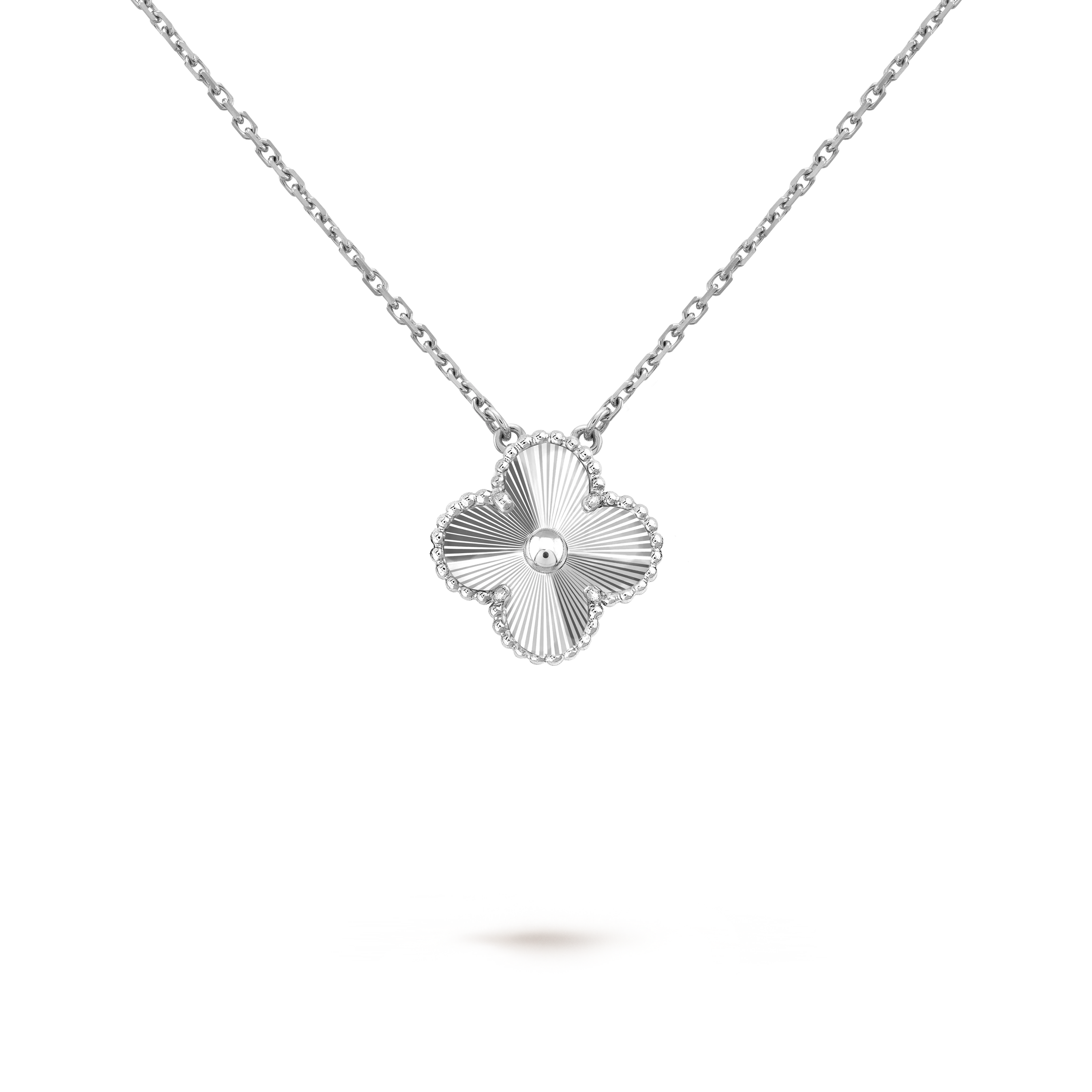 KLEEBLATT HALSKETTE | SILBER