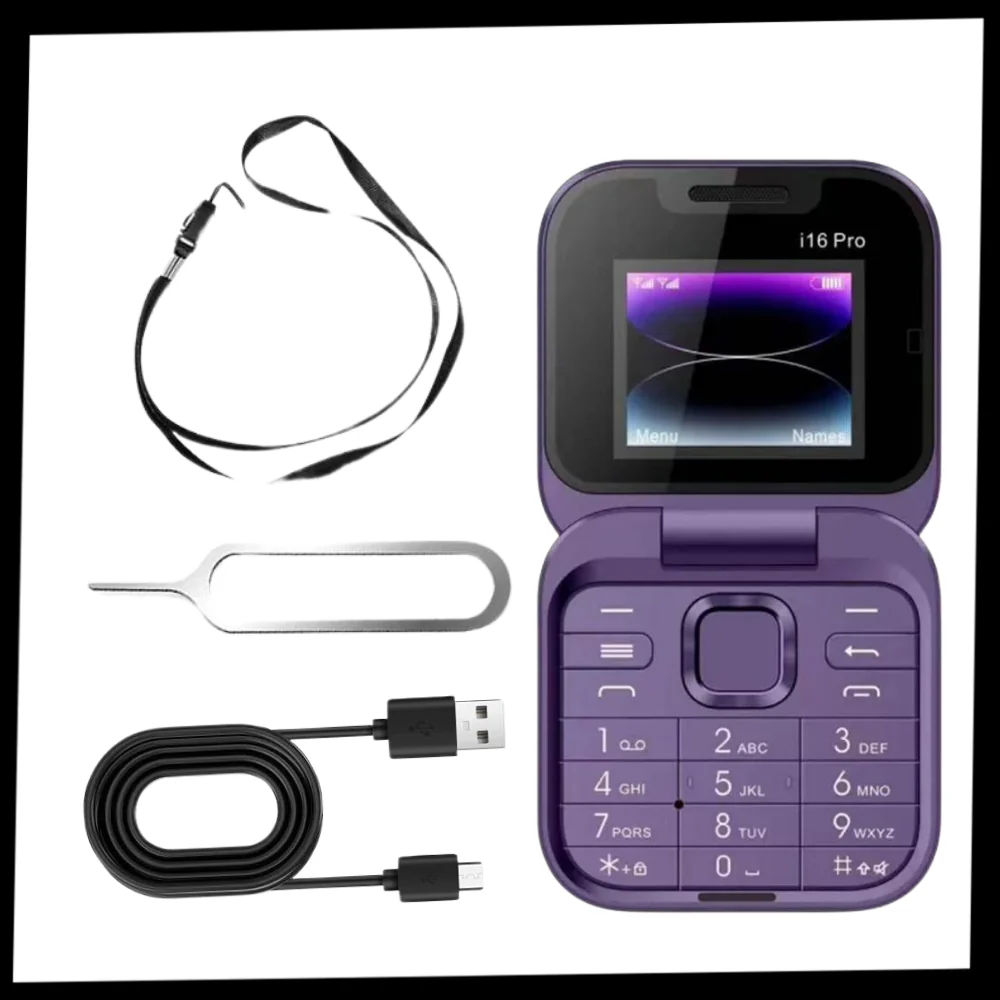 Kleines faltbares Mobiltelefon mit dualer SIM-Karte - Image 9