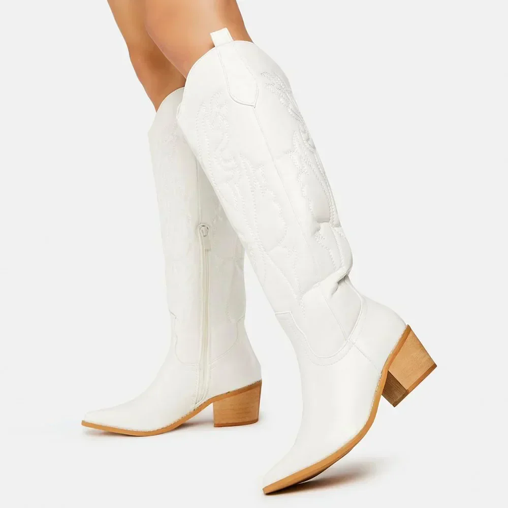 Kniehohe Cowboystiefel für Damen | Klassisch - Image 3