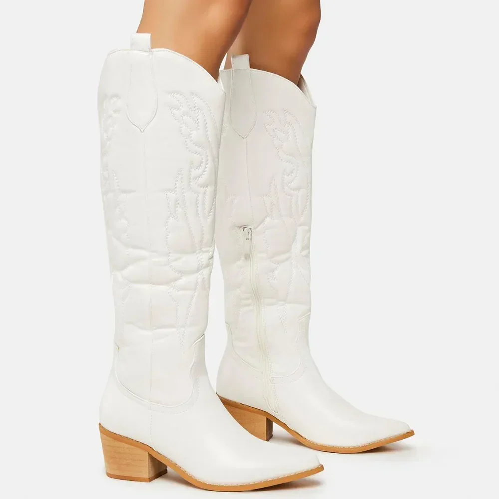 Kniehohe Cowboystiefel für Damen | Klassisch - Image 6