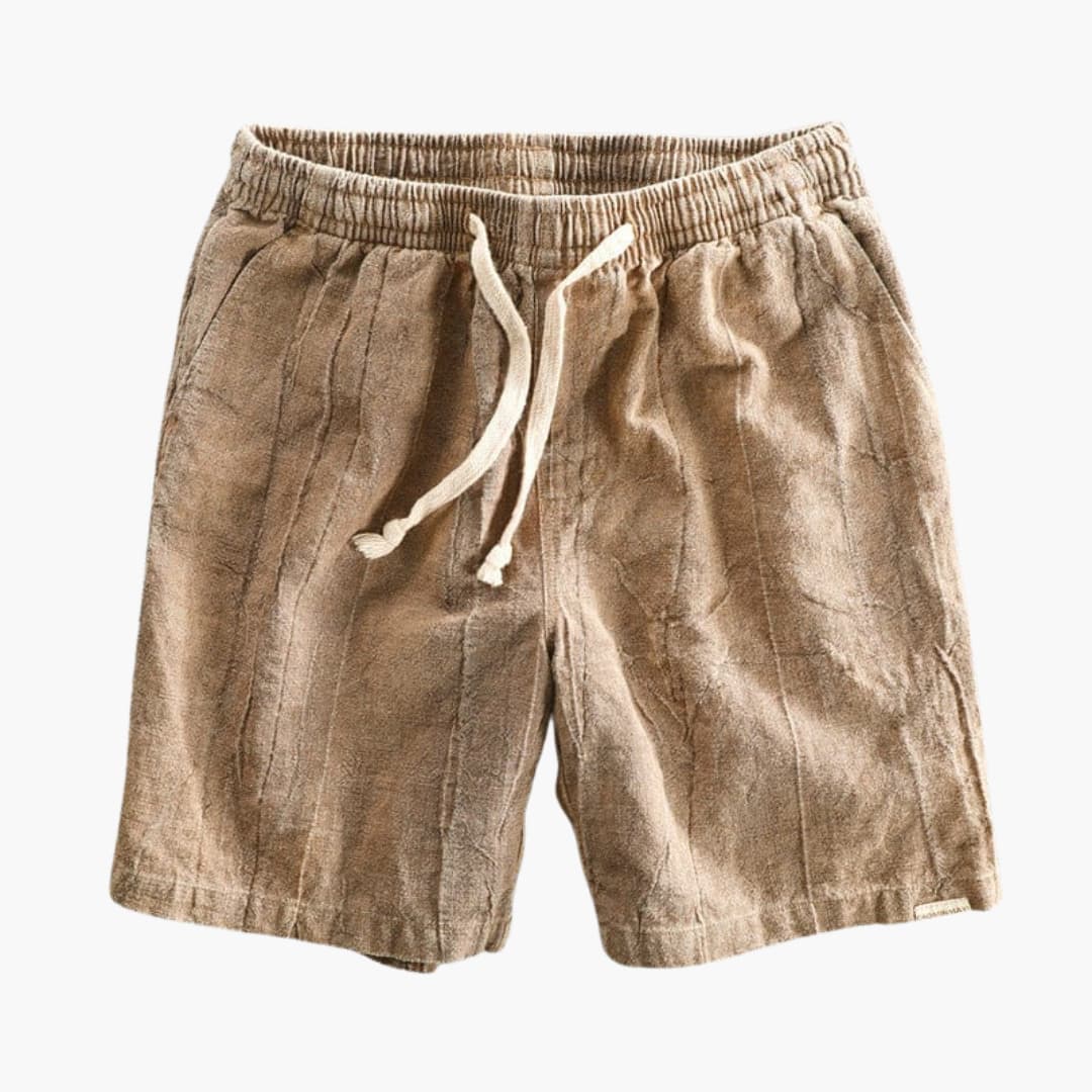 Knielange Herren-Sommer-Shorts mit Kordelzugbund - Image 3