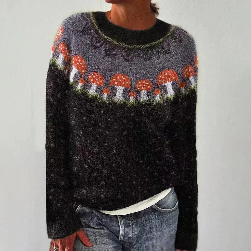 KNOPF-PILZ-PULLOVER | ELEGANTER STRICKSTIL - Image 2