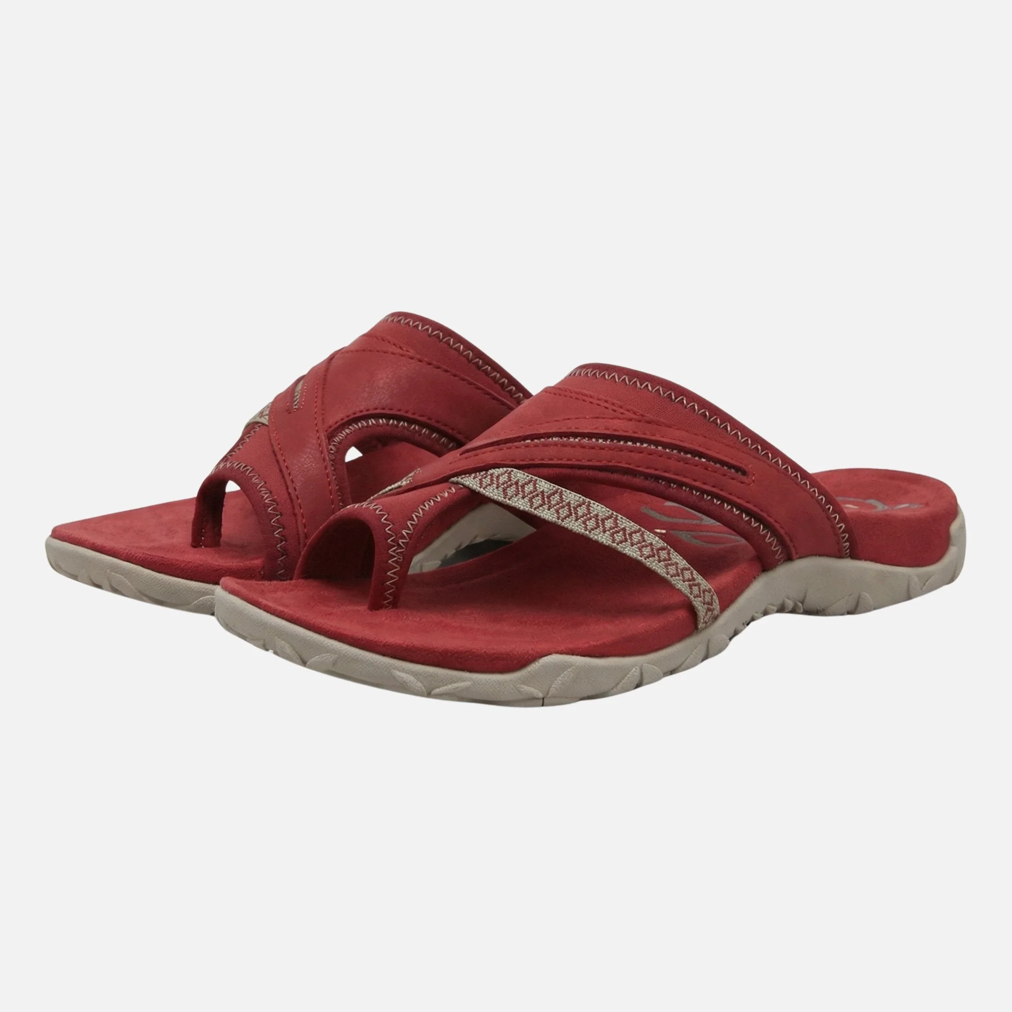 Quirina | Damen Komfort-Zehentrenner Breite Riemen Strukturiertes Fußbett – Flip Flop - Image 10
