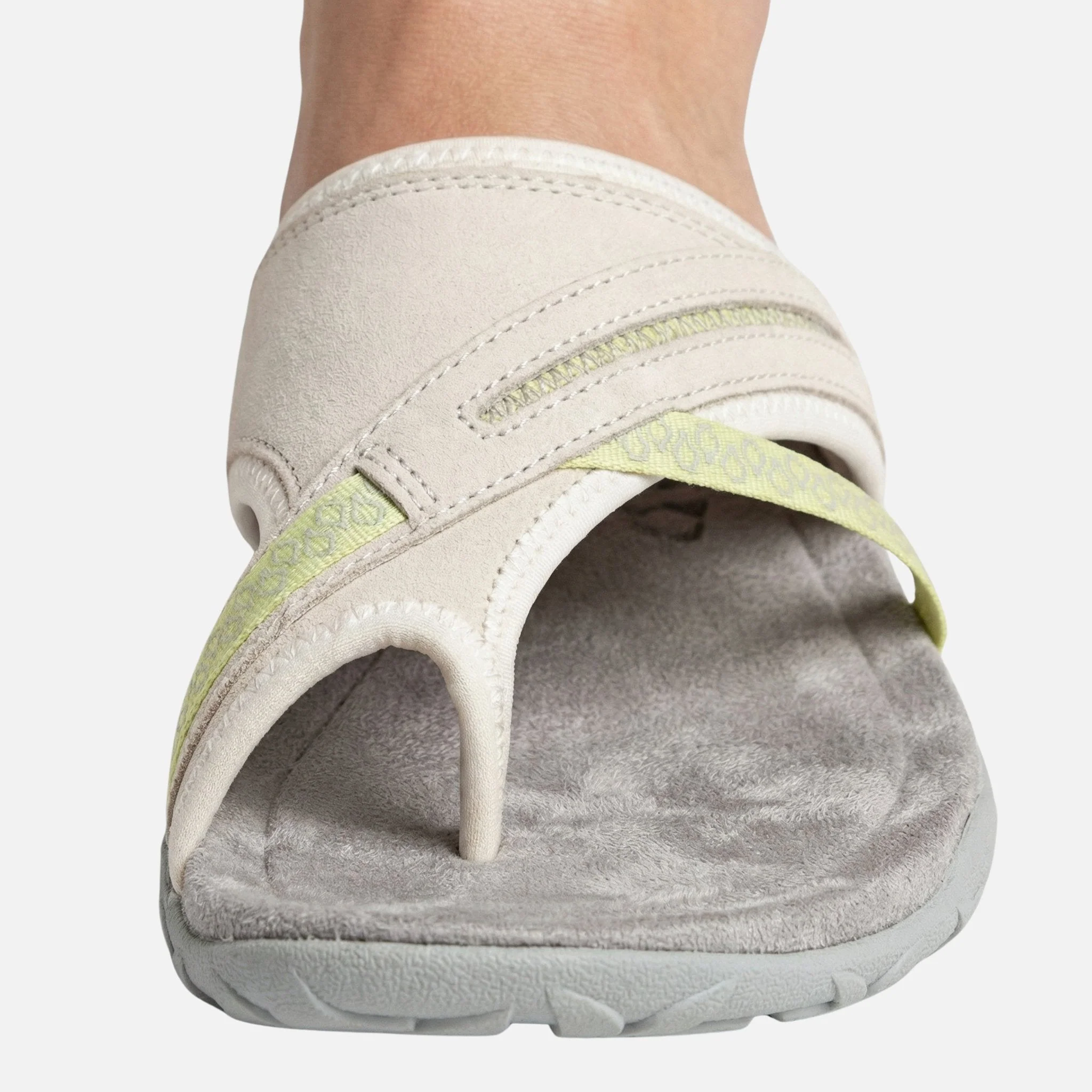 Quirina | Damen Komfort-Zehentrenner Breite Riemen Strukturiertes Fußbett – Flip Flop - Image 4