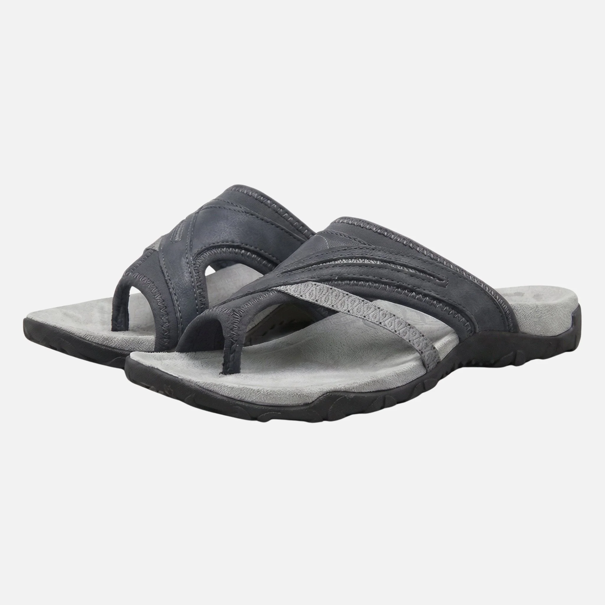 Quirina | Damen Komfort-Zehentrenner Breite Riemen Strukturiertes Fußbett – Flip Flop - Image 7