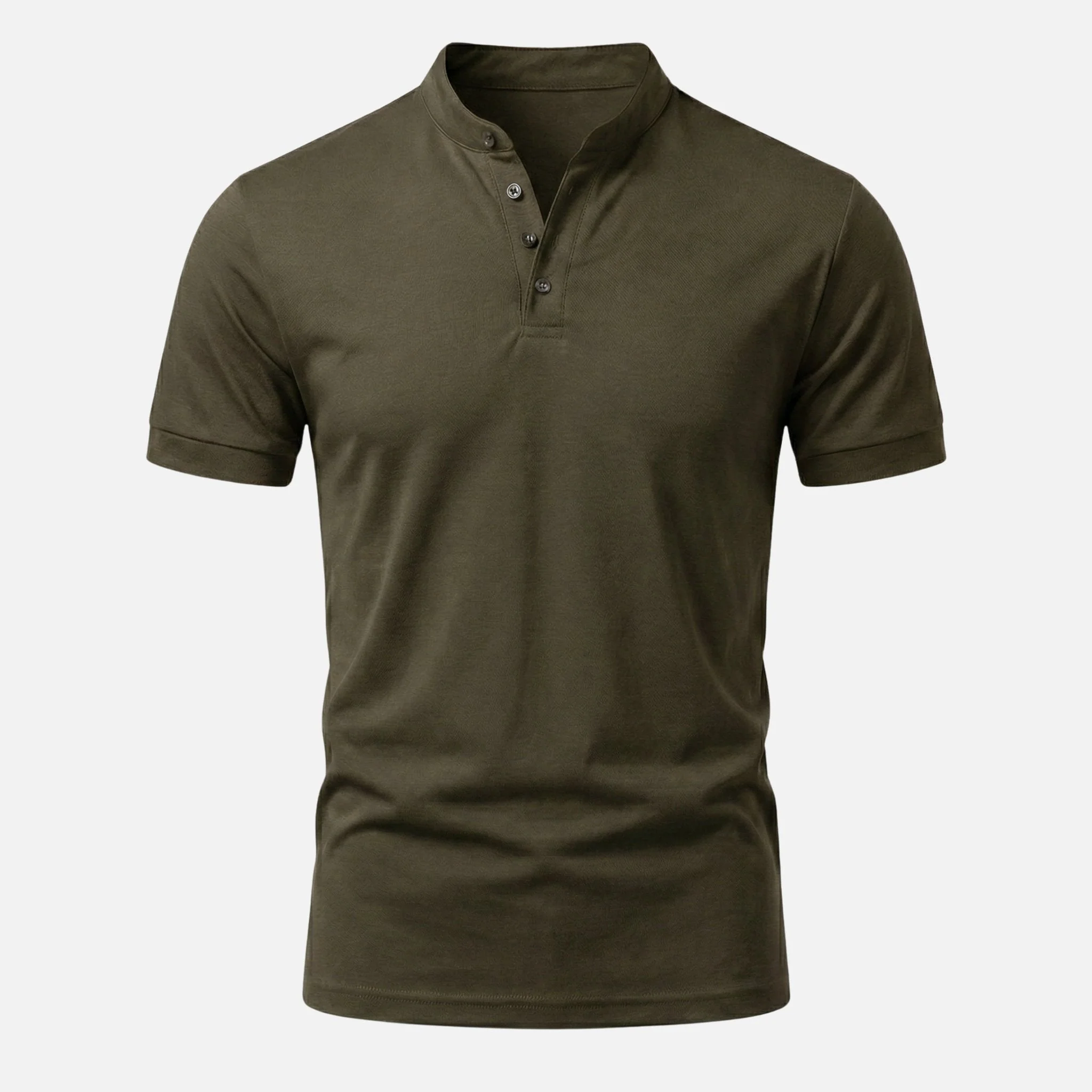 Stefan | Herren Körpernahes Jersey-Shirt Stehkragen – Jersey Shirt Slim Herren - Image 7