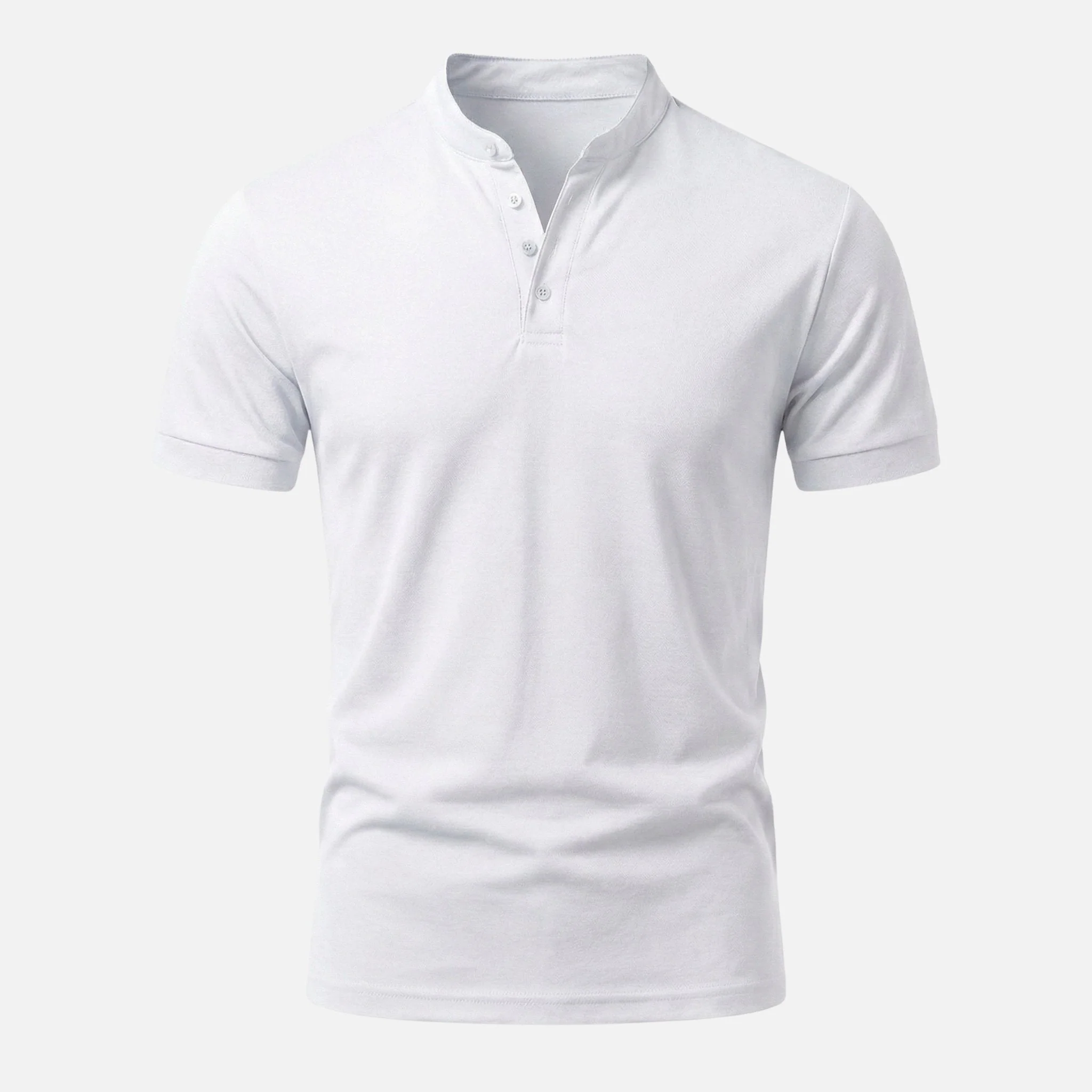 Stefan | Herren Körpernahes Jersey-Shirt Stehkragen – Jersey Shirt Slim Herren - Image 8