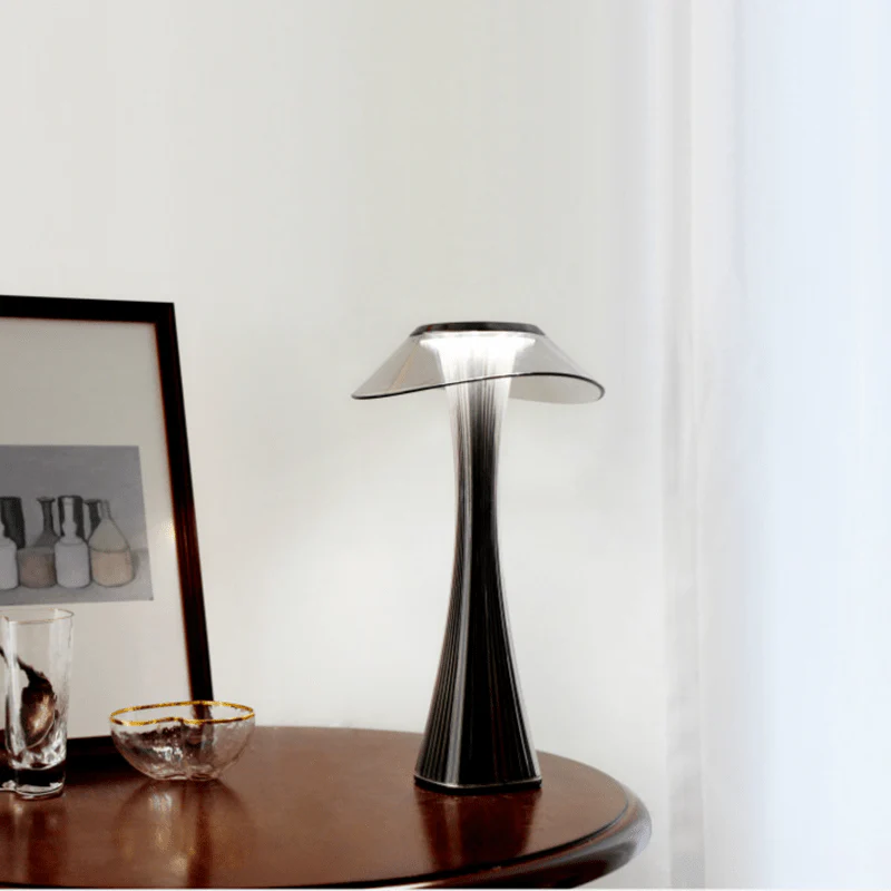 Kristall-LED-Tischlampe – Stilvolles, kabelloses Licht mit Touch-Dimmer & Farbwechsel - Image 2