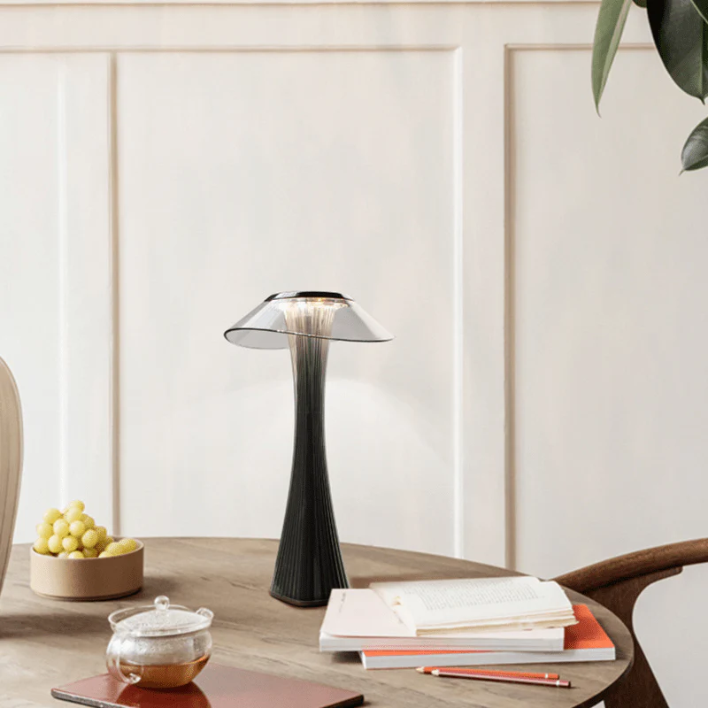Kristall-LED-Tischlampe – Stilvolles, kabelloses Licht mit Touch-Dimmer & Farbwechsel - Image 3