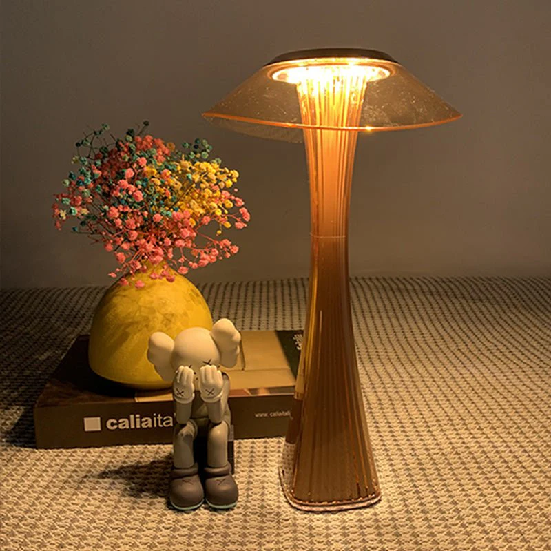 Kristall-LED-Tischlampe – Stilvolles, kabelloses Licht mit Touch-Dimmer & Farbwechsel - Image 6