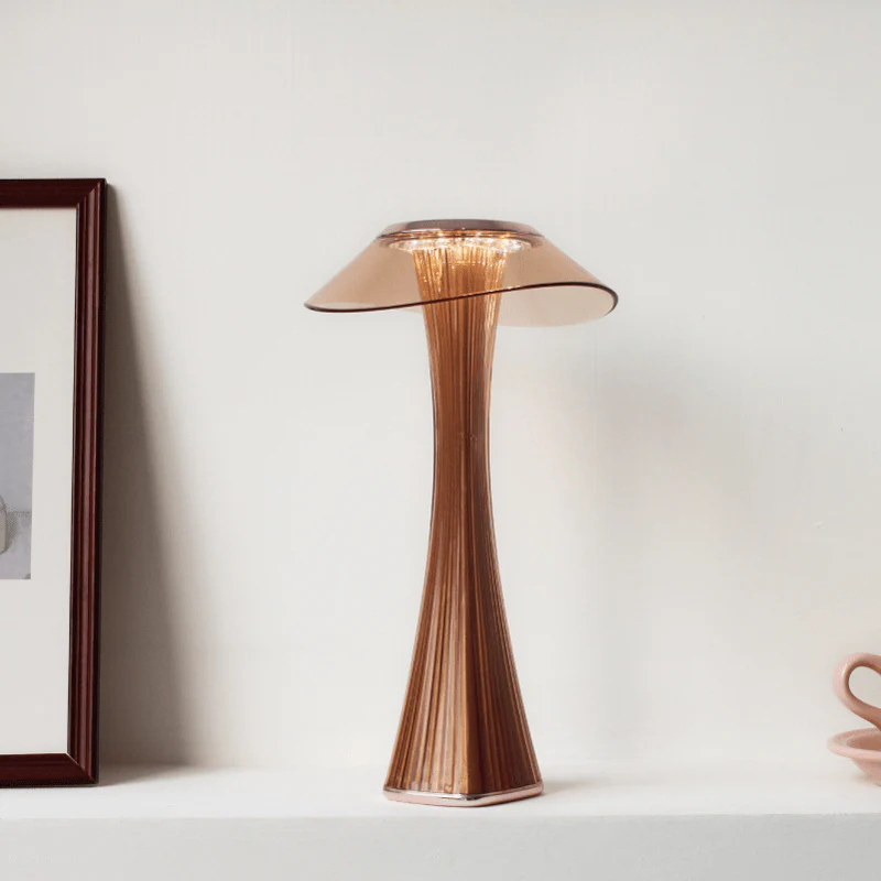 Kristall-LED-Tischlampe – Stilvolles, kabelloses Licht mit Touch-Dimmer & Farbwechsel - Image 9