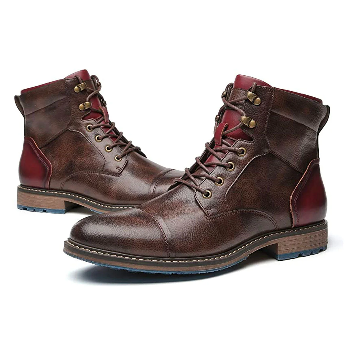 KRISTAN HANDGEFERTIGTE PREMIUM LEDER OXFORD BOOTS - Image 8