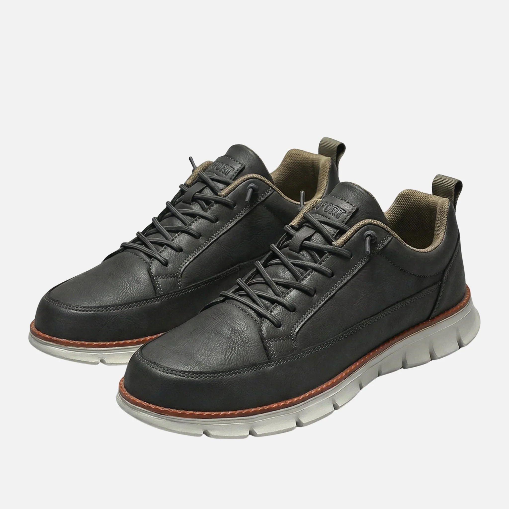 Xaver | Herren Kunstleder Freizeitsneaker Komfort – Kunstleder Sneaker Herren - Image 11